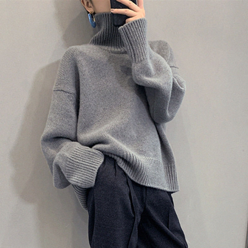 Strick Casual Dicke Pullover