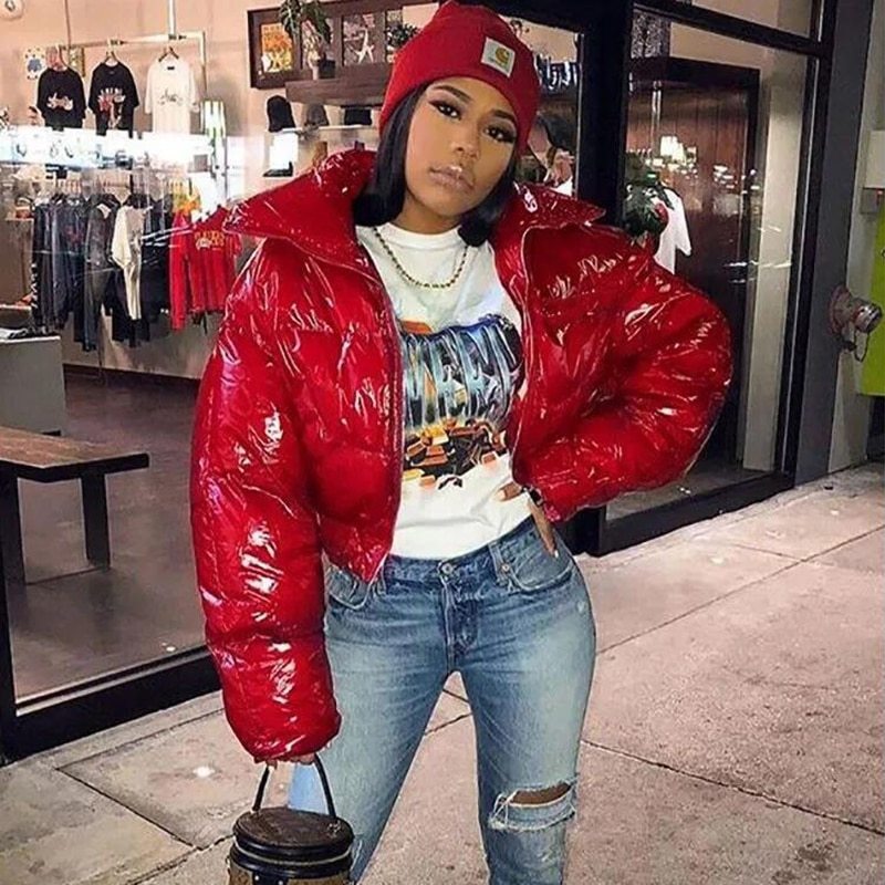 Parka Femme Bubble Puffer Winterjacke