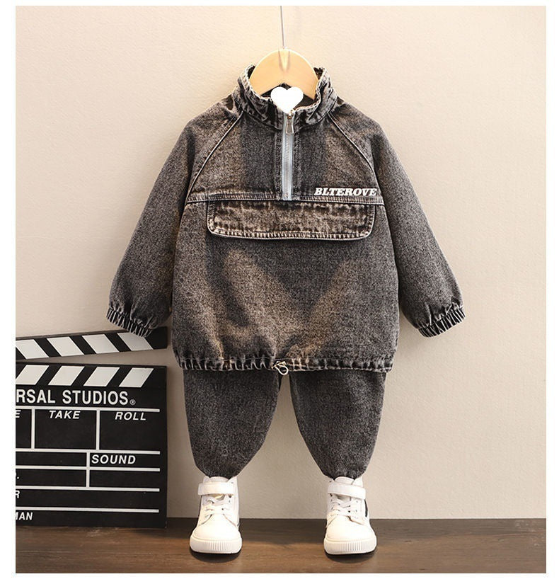 Jungen Frühlingsbekleidung Neue Kleidung Modische Hübsche Kinderkleidung.
