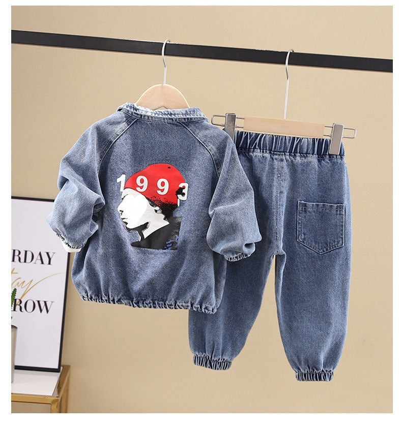 Jungen Frühlingsbekleidung Neue Kleidung Modische Hübsche Kinderkleidung.