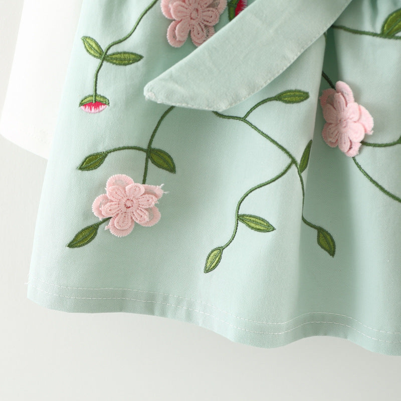 Mädchen Set: Langarmshirt & Kleid