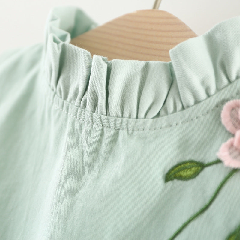 Mädchen Set: Langarmshirt & Kleid