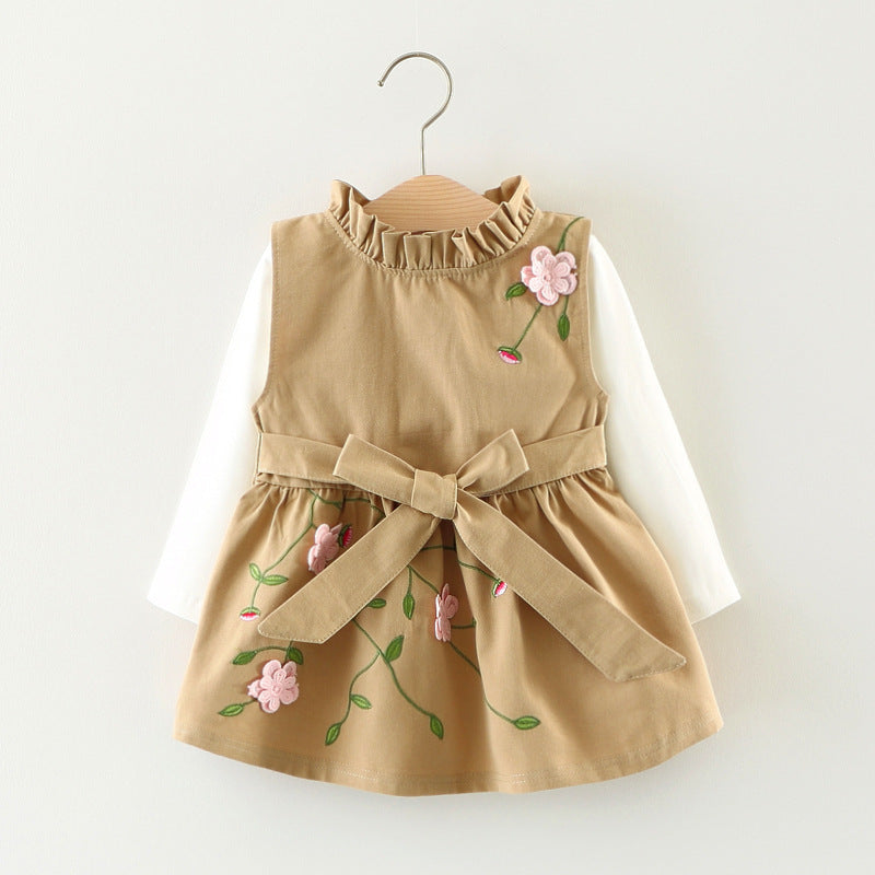 Mädchen Set: Langarmshirt & Kleid