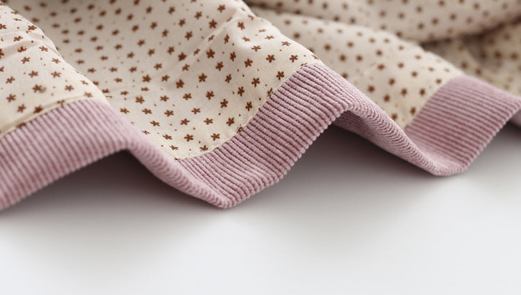Cord-Kleid für Babys – mit Falten