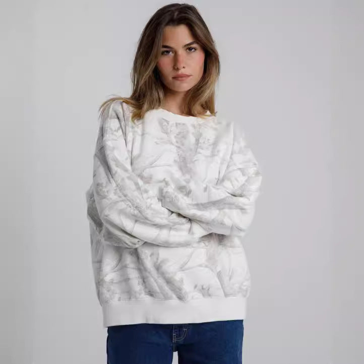 **Damen Zweiteiler Herbst/Winter: Camouflage Hoodie & Sweatshirt**
