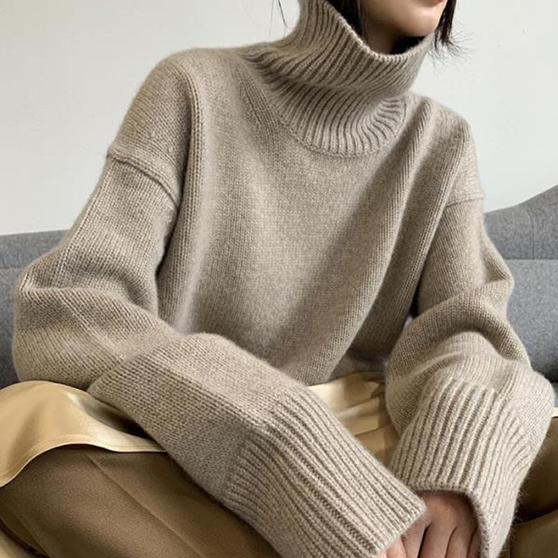 Strick Casual Dicke Pullover