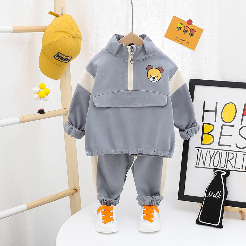 Kinderbekleidung, Jungenpullover, Frühling und Herbst, Westlicher Stil für Kinder