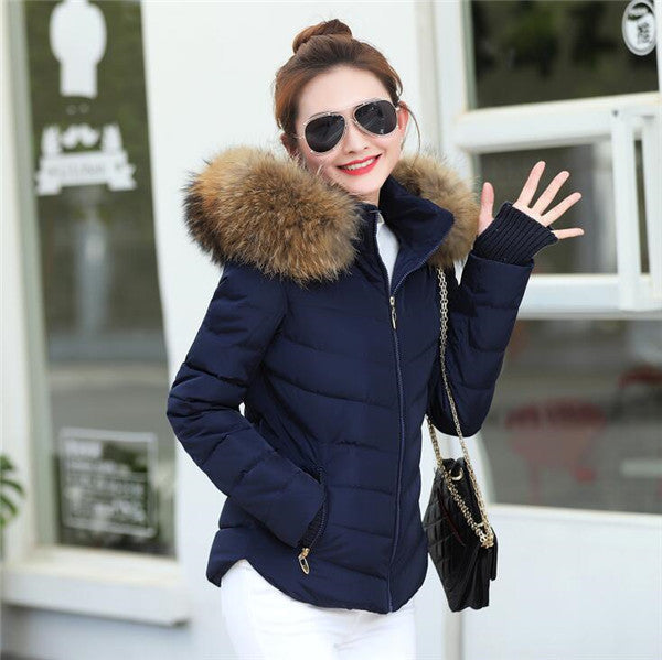 Parka d'hiver pour femme en braun