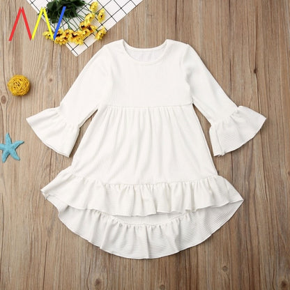 Elegantes Hemdkleid für Mädchen aus Baumwolle