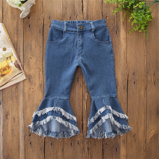 Mädchenhose aus Baumwollspitze – Koreanischer Stil
