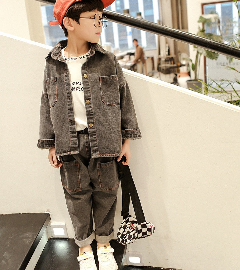 Jungen Frühling Jacken Set
