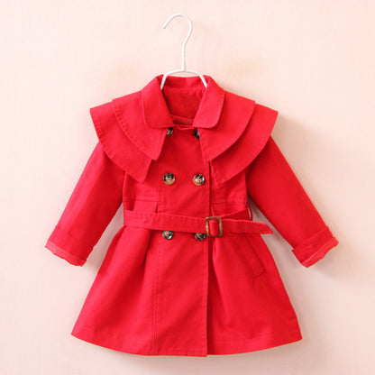 Trench-coat en coton pour fille