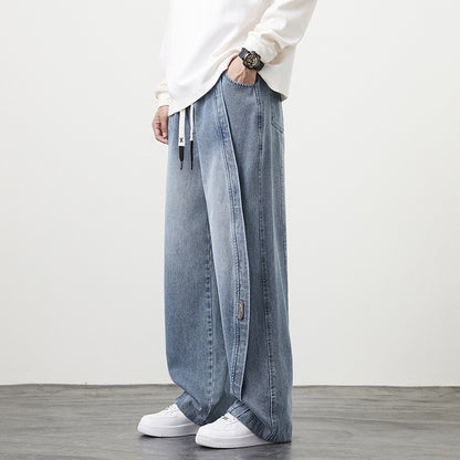 Plus-sized Plus-sized Loose Straight American Men's Trousers Tide