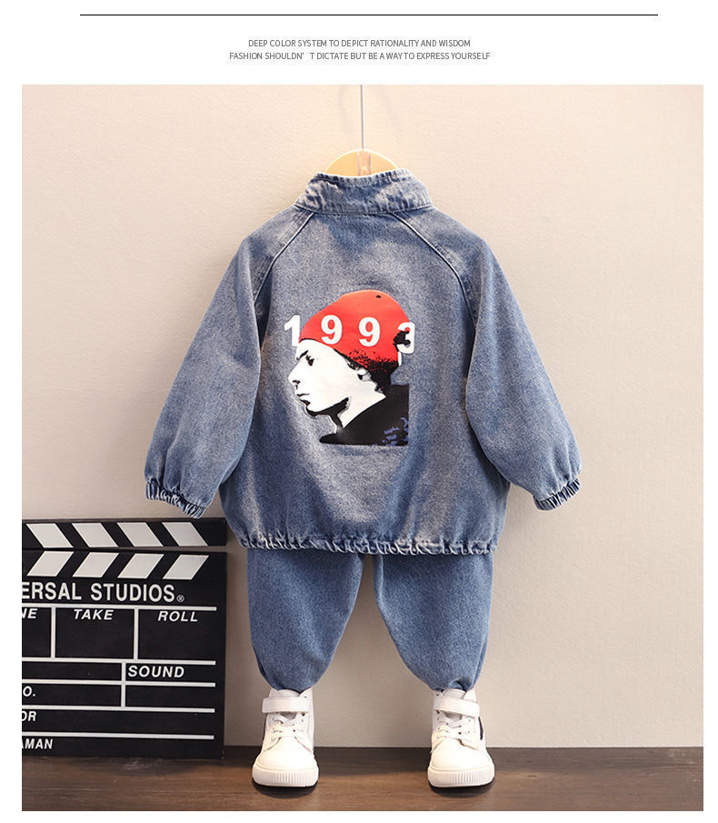Jungen Frühlingsbekleidung Neue Kleidung Modische Hübsche Kinderkleidung.