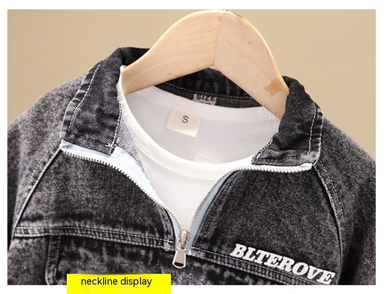 Jungen Frühlingsbekleidung Neue Kleidung Modische Hübsche Kinderkleidung.