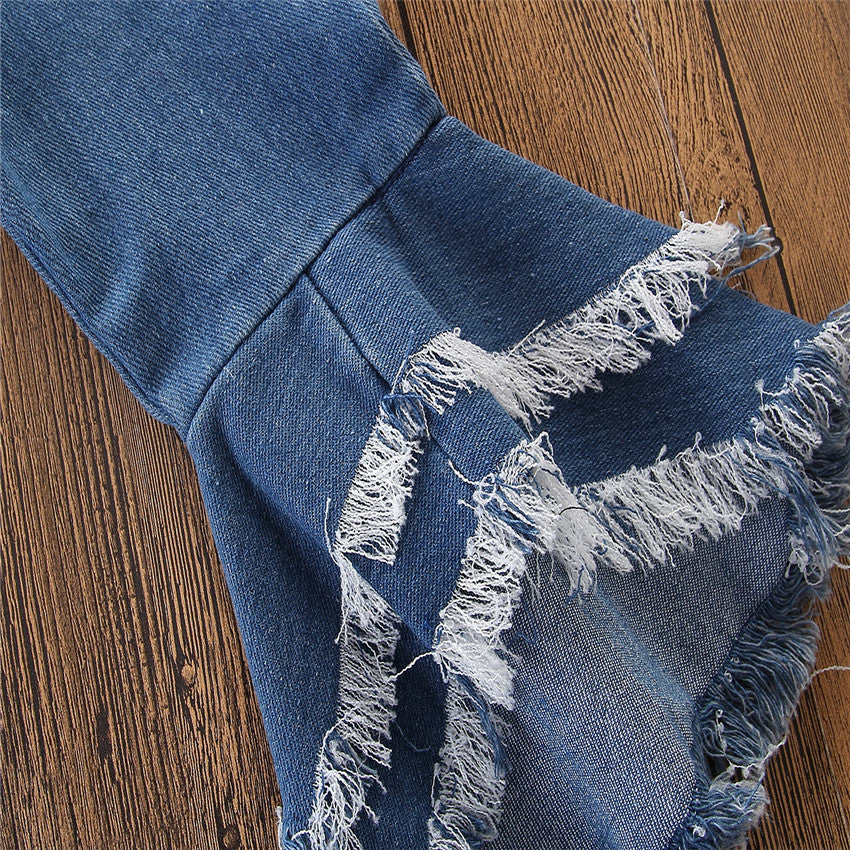 Mädchenhose aus Baumwollspitze – Koreanischer Stil