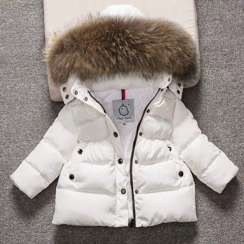 **Jungen und Mädchen Baby Daunenjacke** 