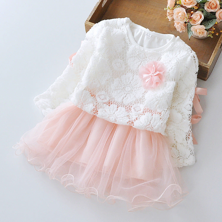Baby Kleid mit Spitze und Tüll