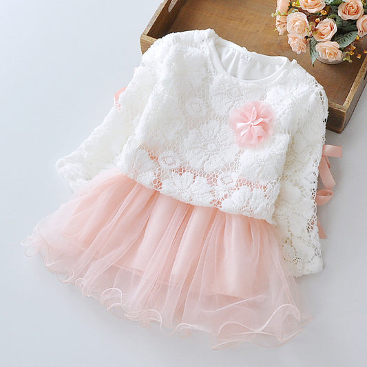 Baby Kleid mit Spitze und Tüll