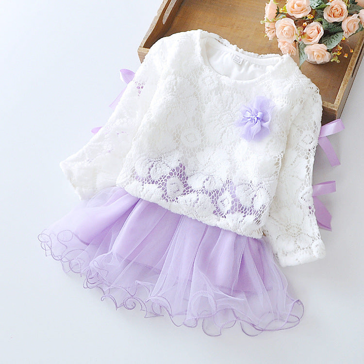 Baby Kleid mit Spitze und Tüll