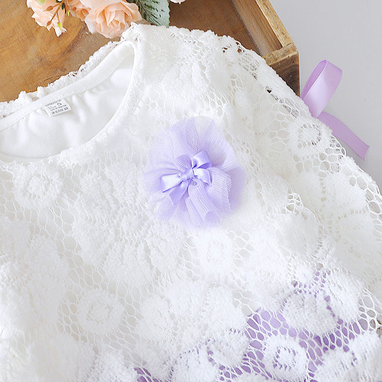 Baby Kleid mit Spitze und Tüll