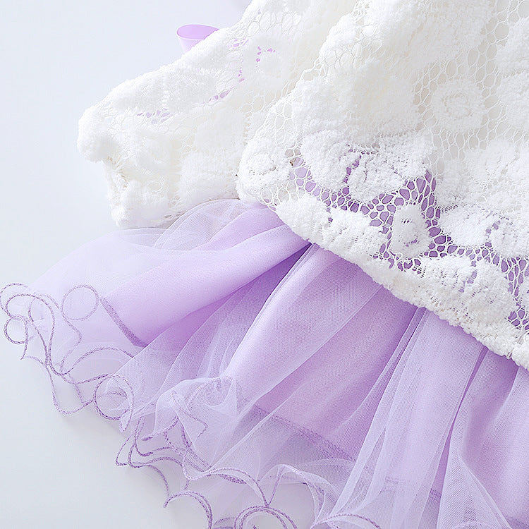 Baby Kleid mit Spitze und Tüll