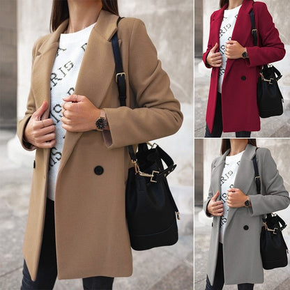 Slim coat women's clothing