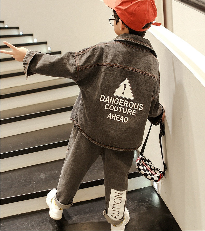 Jungen Frühling Jacken Set