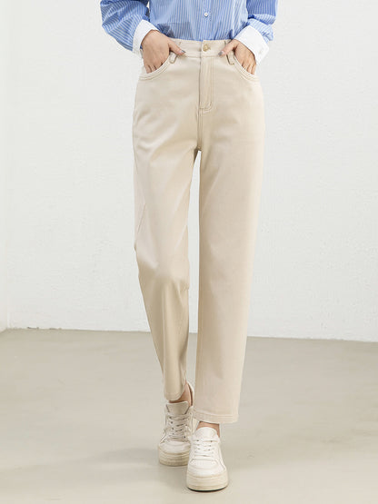 Damen Fashion High-Waisted Skinny Pants