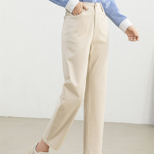 Damen Fashion High-Waisted Skinny Pants