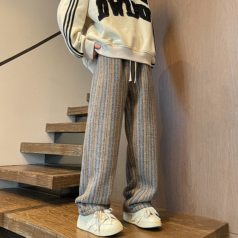 Striped Loose Drooping Casual Pants