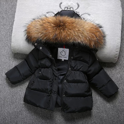 **Jungen und Mädchen Baby Daunenjacke** 