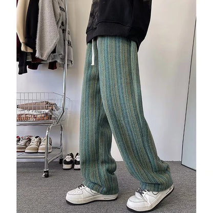 Striped Loose Drooping Casual Pants