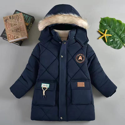 **Jungen Winter Dicke Baumwolljacke**