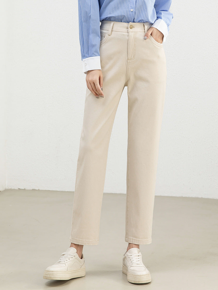 Damen Fashion High-Waisted Skinny Pants