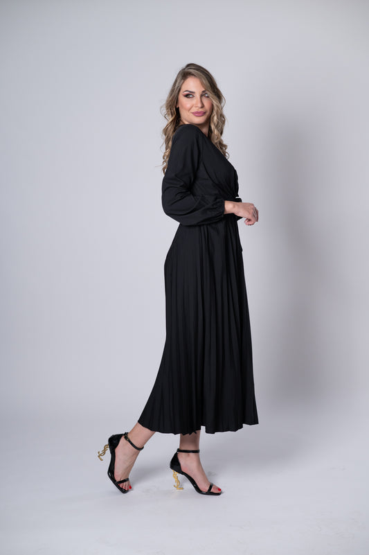 Boho-Kleid mit Faltenrock