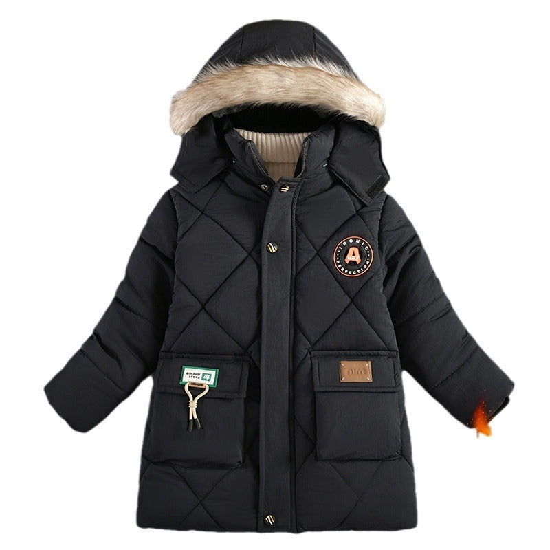 **Jungen Winter Dicke Baumwolljacke**