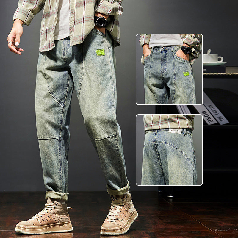 Men's Fashion Casual Workwear Straight Jeans