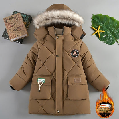 **Jungen Winter Dicke Baumwolljacke**