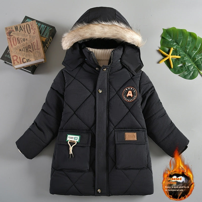 **Jungen Winter Dicke Baumwolljacke**