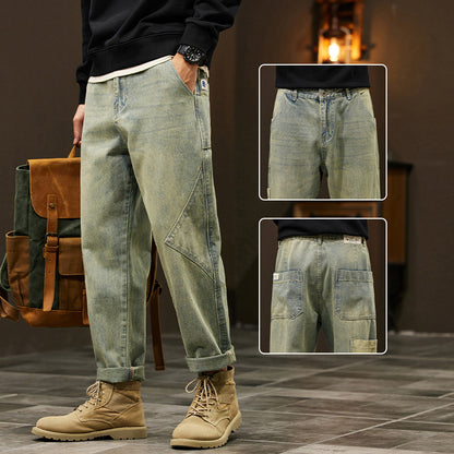 Men's Fashion Casual Workwear Straight Jeans