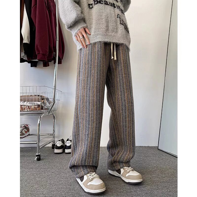 Striped Loose Drooping Casual Pants