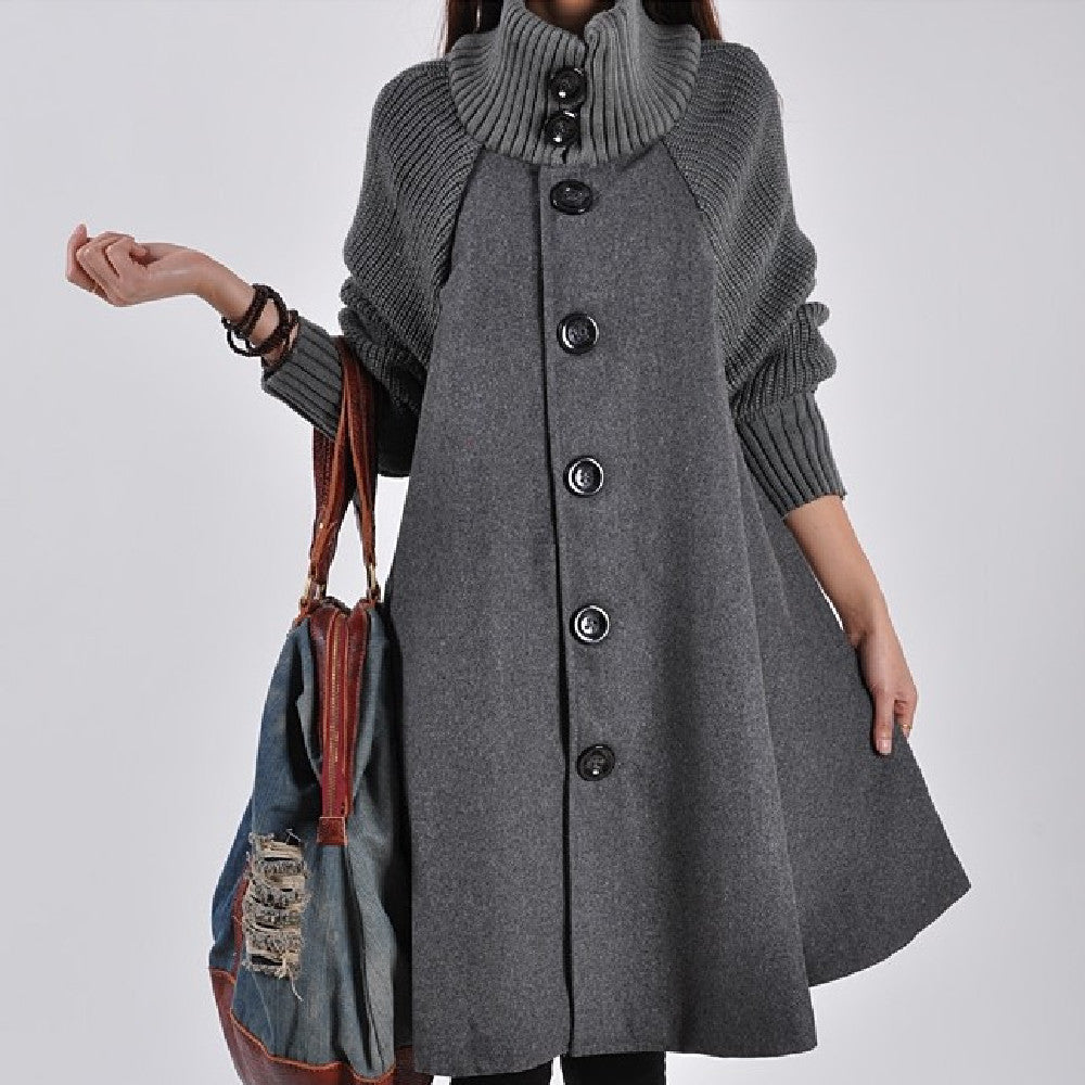 **Modischer Midilanger Trenchcoat für Damen**