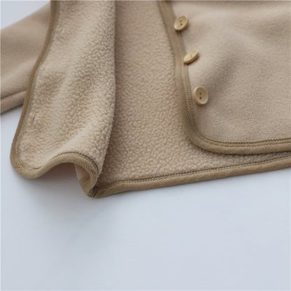 Babykleidung mit Fellfutter, Babyanzug, Kapuzenjacke, Mantel, Lange Hosen, 2-teilig